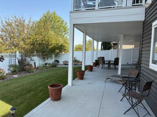 5 Leonard Close, Sylvan Lake, AB - Outdoor With Deck Patio Veranda