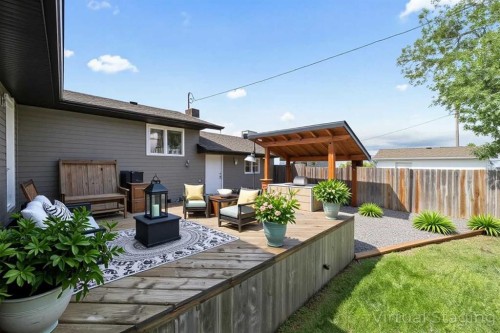 5620 50 Avenue, Killam, AB - Outdoor With Deck Patio Veranda With Exterior