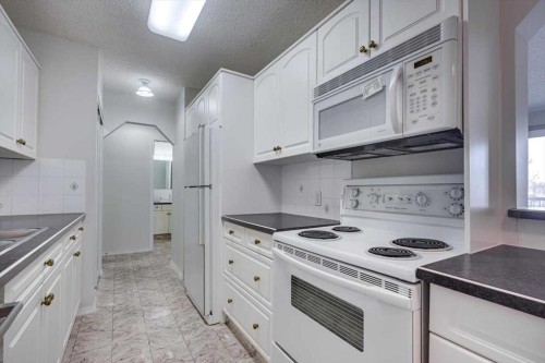 312-5330 47 Avenue, Red Deer, AB - Indoor Photo Showing Kitchen