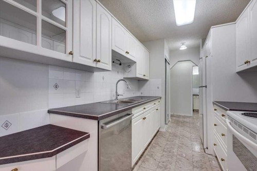 312-5330 47 Avenue, Red Deer, AB - Indoor Photo Showing Kitchen