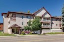 312-5330 47 Avenue, Red Deer, AB  - Outdoor With Balcony With Facade 