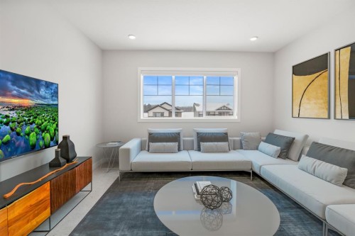 38 Thayer Close, Red Deer, AB - Indoor Photo Showing Living Room
