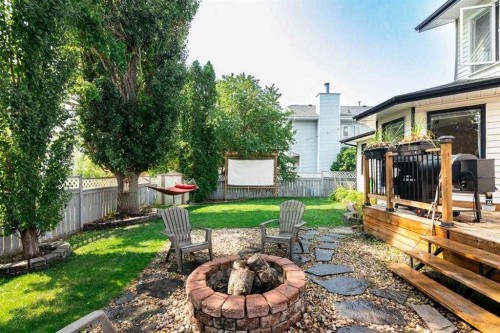 50 Denovan Crescent, Red Deer, AB - Outdoor With Deck Patio Veranda With Backyard