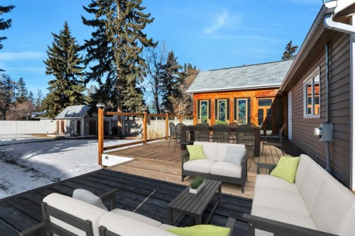 3742 44 Avenue, Red Deer, AB - Outdoor With Deck Patio Veranda