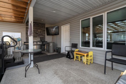 7601 41 Avenue, Camrose, AB - Outdoor With Deck Patio Veranda With Exterior
