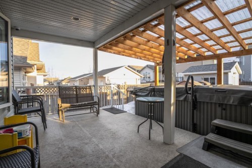 7601 41 Avenue, Camrose, AB - Outdoor With Deck Patio Veranda With Exterior