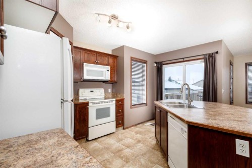 36 Johns Street, Red Deer, AB - Indoor Photo Showing Kitchen With Double Sink