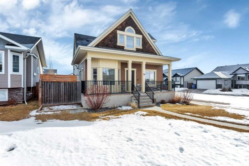 94 Stephenson Crescent, Red Deer, AB - Outdoor With Deck Patio Veranda With Facade