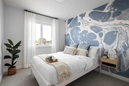 2138 Cobblebrook Crescent Sw, Airdrie, AB - Indoor Photo Showing Bedroom