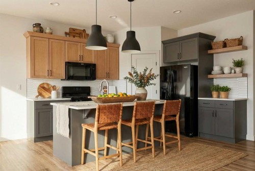 9 Aztec Street, Blackfalds, AB - Indoor Photo Showing Kitchen