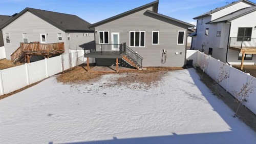 9 Aztec Street, Blackfalds, AB - Outdoor With Deck Patio Veranda With Exterior