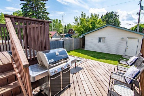 5008 41 Street, Sylvan Lake, AB - Outdoor With Deck Patio Veranda With Exterior