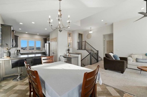 9 Sheep Close, Lacombe, AB - Indoor Photo Showing Dining Room