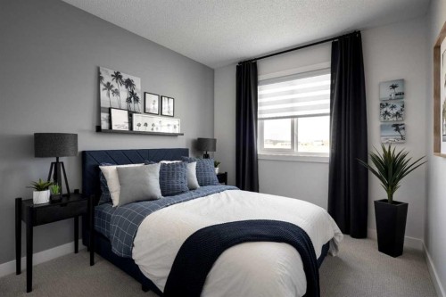 640 Legacy Circle Se, Calgary, AB - Indoor Photo Showing Bedroom