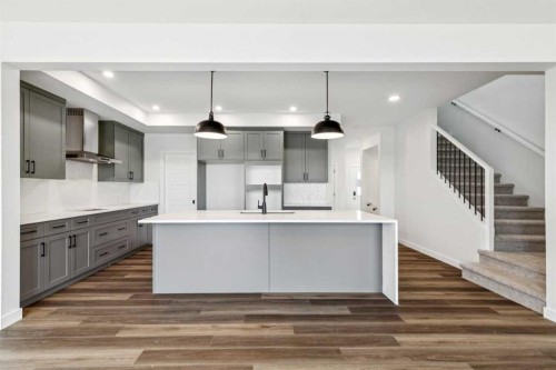 199 Sora Terrace Se, Calgary, AB - Indoor Photo Showing Kitchen