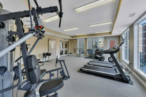 404-6 Michener Boulevard, Red Deer, AB - Indoor Photo Showing Gym Room