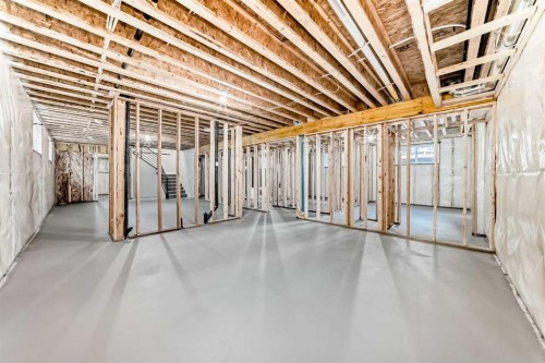 58 Mitchell Crescent, Blackfalds, AB - Indoor Photo Showing Basement