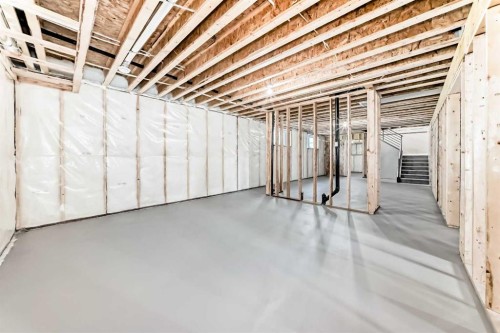 58 Mitchell Crescent, Blackfalds, AB - Indoor Photo Showing Basement
