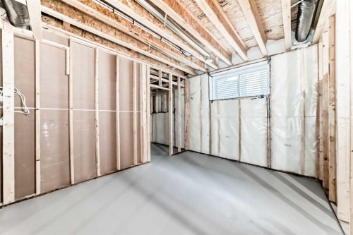 58 Mitchell Crescent, Blackfalds, AB - Indoor Photo Showing Basement