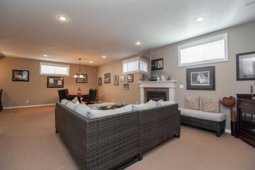 15 Volk Place, Red Deer, AB - Indoor With Fireplace