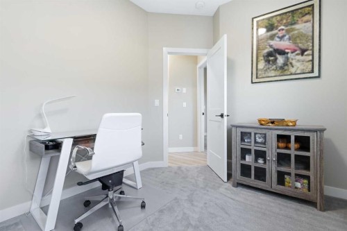 130 Mitchell Crescent, Blackfalds, AB - Indoor Photo Showing Office