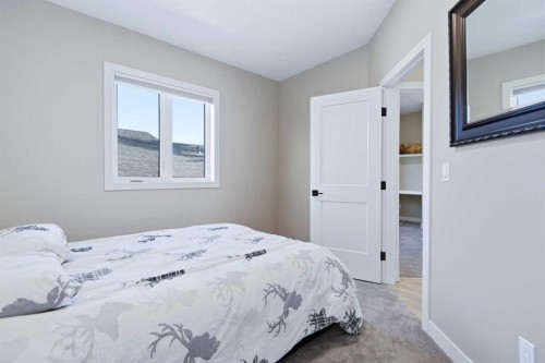 130 Mitchell Crescent, Blackfalds, AB - Indoor Photo Showing Bedroom