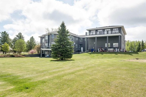 4300 Memorial Trail, Sylvan Lake, AB - Outdoor With Balcony