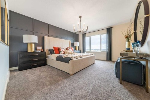 571 Buffaloberry Manor Se, Calgary, AB - Indoor Photo Showing Bedroom