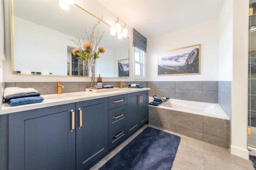 571 Buffaloberry Manor Se, Calgary, AB - Indoor Photo Showing Bathroom