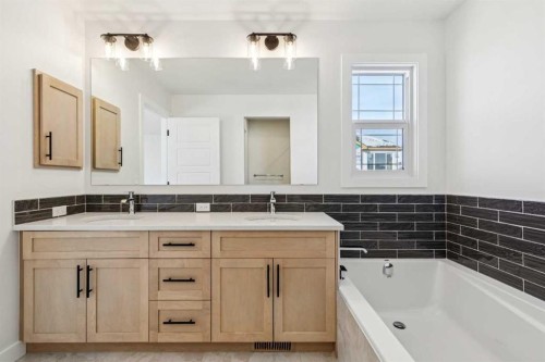 571 Buffaloberry Manor Se, Calgary, AB - Indoor Photo Showing Bathroom