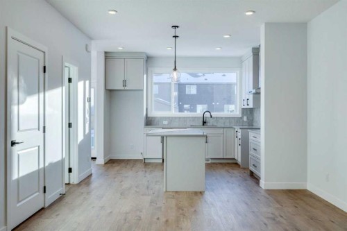 77 Savanna Place Ne, Calgary, AB - Indoor Photo Showing Kitchen With Upgraded Kitchen