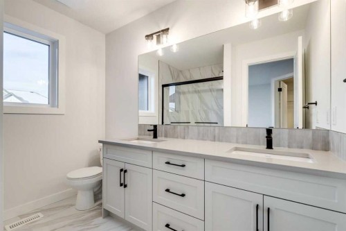 77 Savanna Place Ne, Calgary, AB - Indoor Photo Showing Bathroom