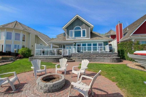 384 Marina Bay Place, Sylvan Lake, AB - Outdoor With Deck Patio Veranda