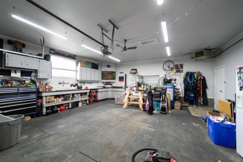 3630 Erickson Drive, Camrose, AB - Indoor Photo Showing Garage