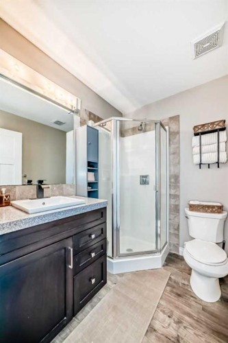 668 Robinson Avenue, Penhold, AB - Indoor Photo Showing Bathroom