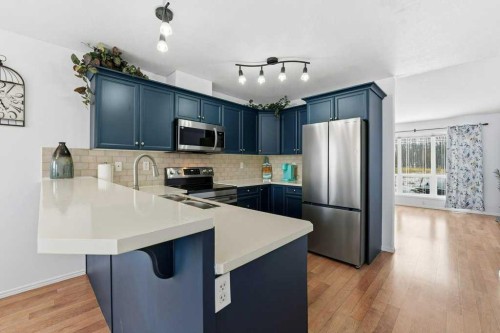 268 Kingston Drive, Red Deer, AB - Indoor Photo Showing Kitchen With Upgraded Kitchen