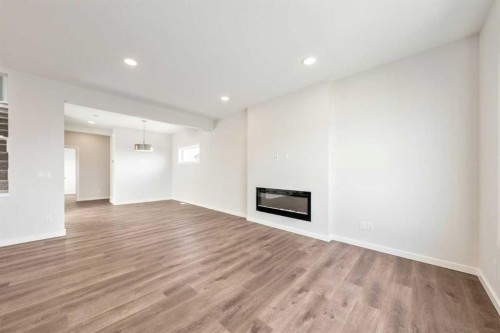 24 Heritage Link, Cochrane, AB - Indoor With Fireplace
