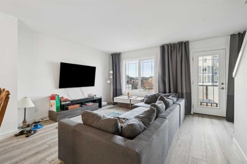 277 Auburn Meadows Drive Se, Calgary, AB - Indoor Photo Showing Living Room