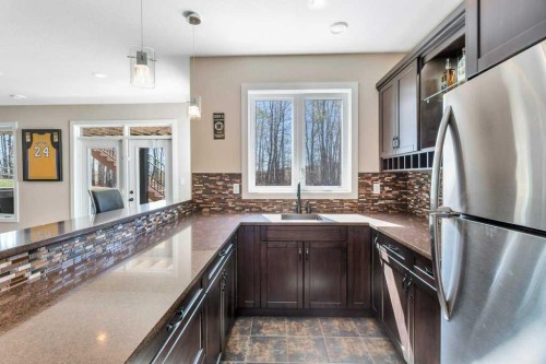 385069 Range Road 5-0, Rural Clearwater County, AB - Indoor Photo Showing Kitchen With Upgraded Kitchen