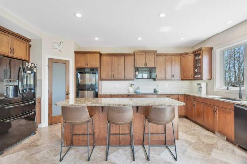 385069 Range Road 5-0, Rural Clearwater County, AB - Indoor Photo Showing Kitchen