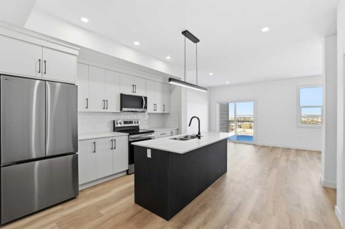 41 Violet Point, Sylvan Lake, AB - Indoor Photo Showing Kitchen With Double Sink With Upgraded Kitchen