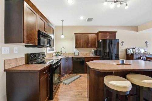 52-45 Ironstone Drive, Red Deer, AB - Indoor Photo Showing Kitchen With Double Sink
