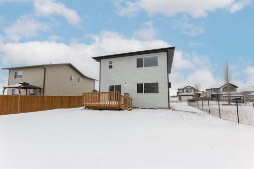 12 Trinity Street, Lacombe, AB - Outdoor With Deck Patio Veranda With Exterior
