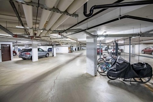 412-5213 61 Street, Red Deer, AB - Indoor Photo Showing Garage