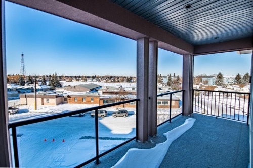 412-5213 61 Street, Red Deer, AB - Outdoor With Balcony With Exterior