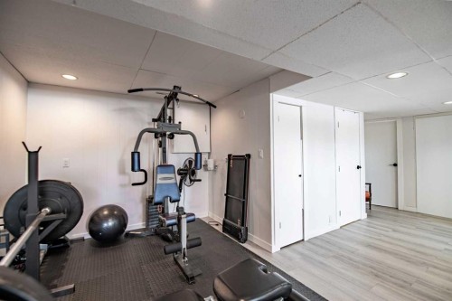45 Sherwood Crescent, Red Deer, AB - Indoor Photo Showing Gym Room