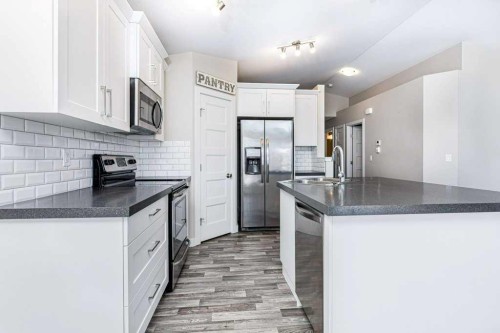 226 Truant Crescent, Red Deer, AB - Indoor Photo Showing Kitchen With Upgraded Kitchen