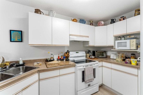 206-45 Gervais Road, St. Albert, AB - Indoor Photo Showing Kitchen With Double Sink