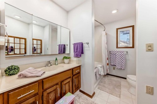128 Dickenson Crescent, Red Deer, AB - Indoor Photo Showing Bathroom