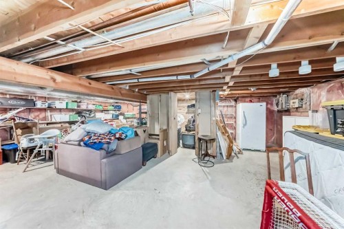 128 Dickenson Crescent, Red Deer, AB - Indoor Photo Showing Basement